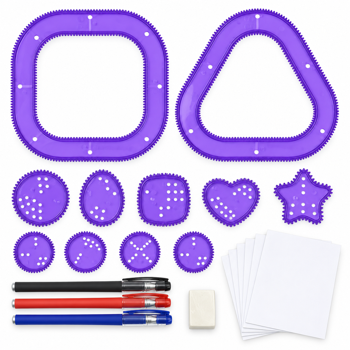 Spiroza Spirograph Set for Beginners – Multi-Function Kids Drawing Kit
