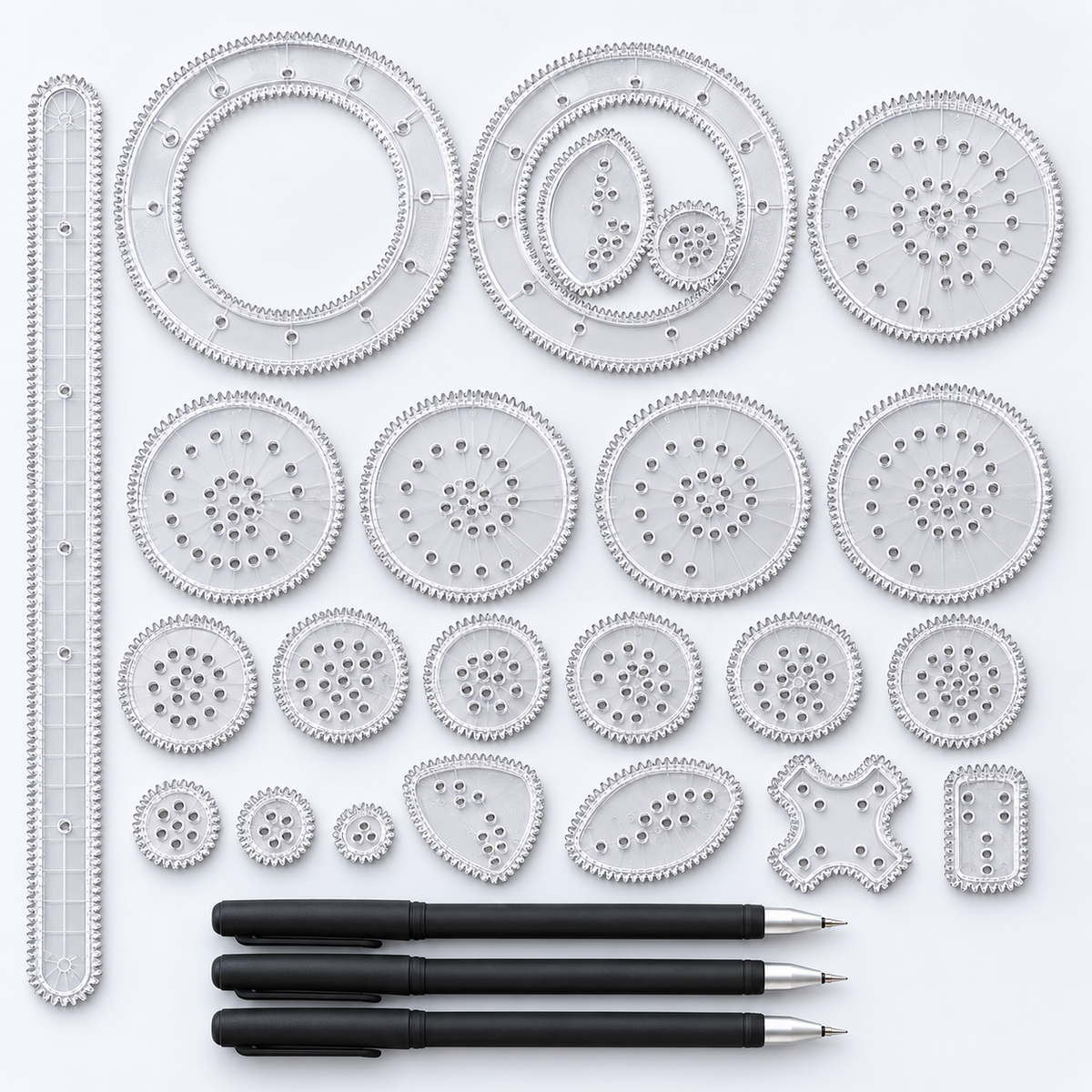 Spiroza Deluxe Spirograph Set – Complete Collection, Gift-Ready